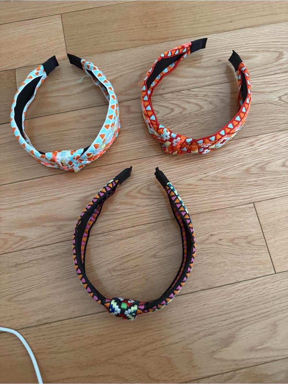 Kids Patterned Knot Headbands - Multicolor